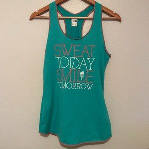 Women’s The North Face Sweat Today Smile Tomorrow Tank Size Small